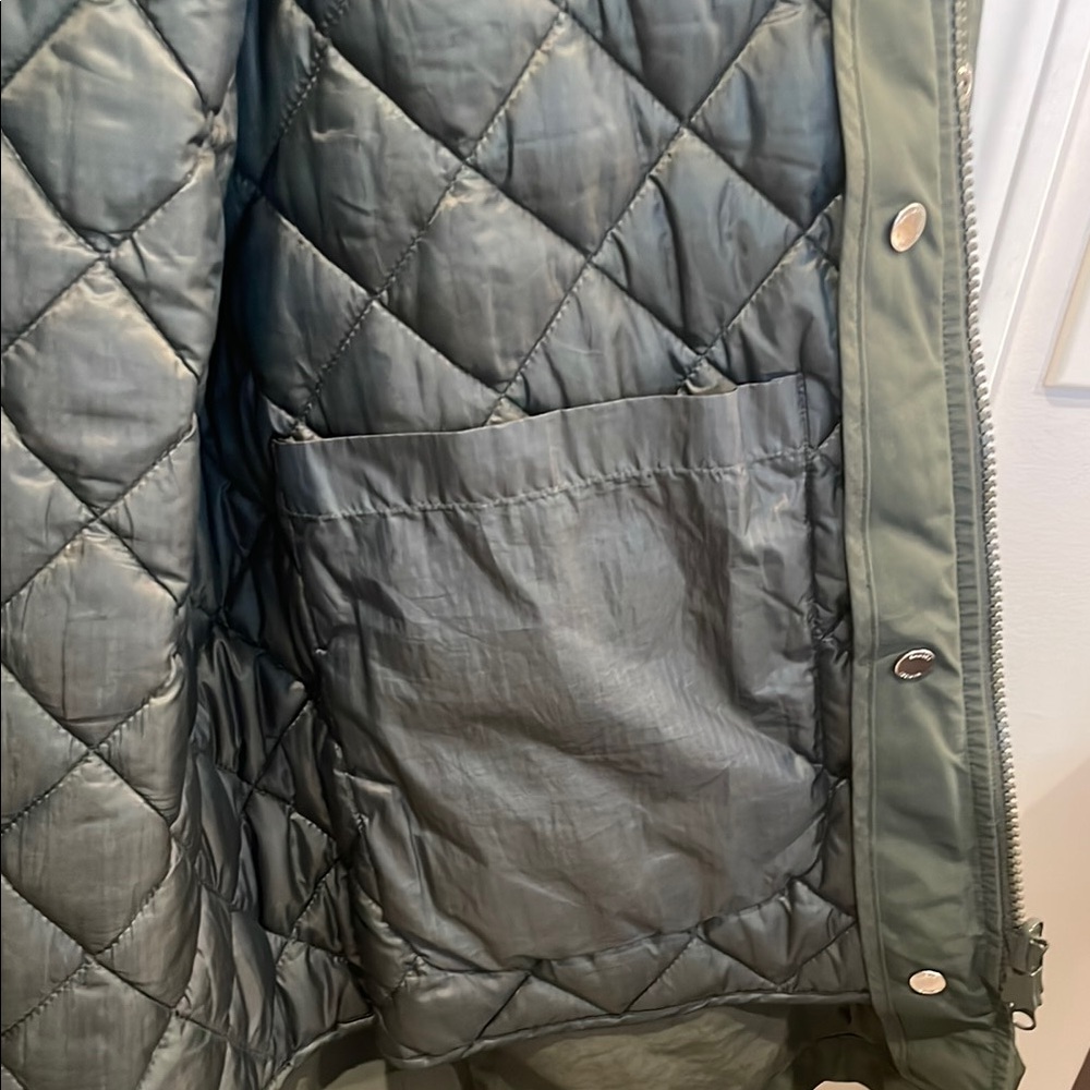 Samsoe Samsoe - Men's Green Hooded Jacket - Picture 8 of 12